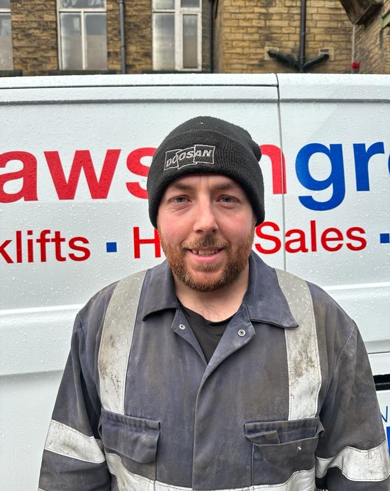 Andrew Murphy, field team lead for Dawsongroup material handling