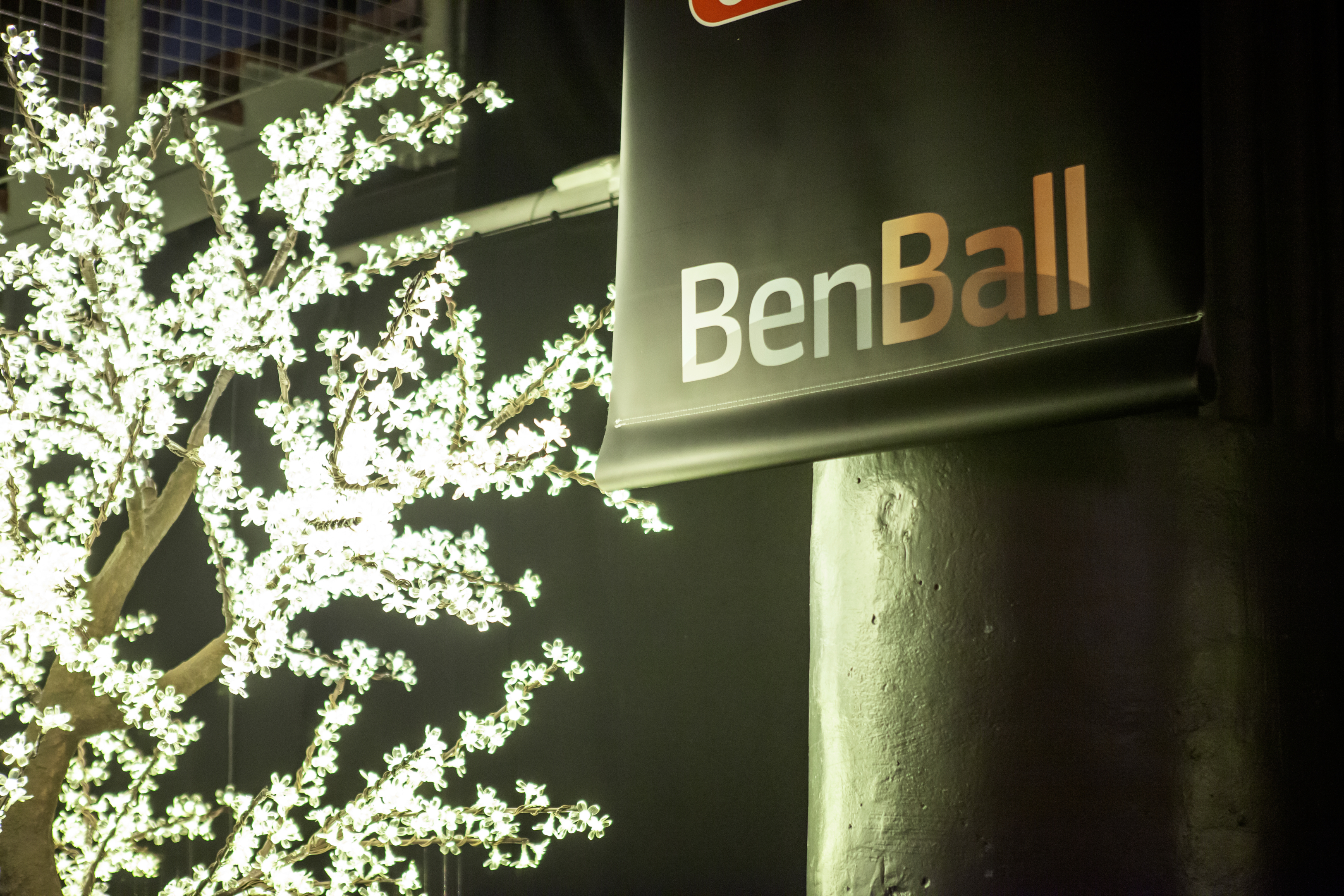 Sign at the Ben Ball 2023